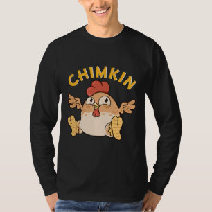 Chimkin Fat Derpy Chicken Meme   T-Shirt
