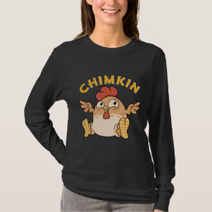 Chimkin Fat Derpy Chicken Meme   T-Shirt