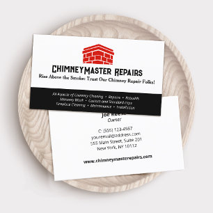 Chimney Cleaning and Repair Business Card