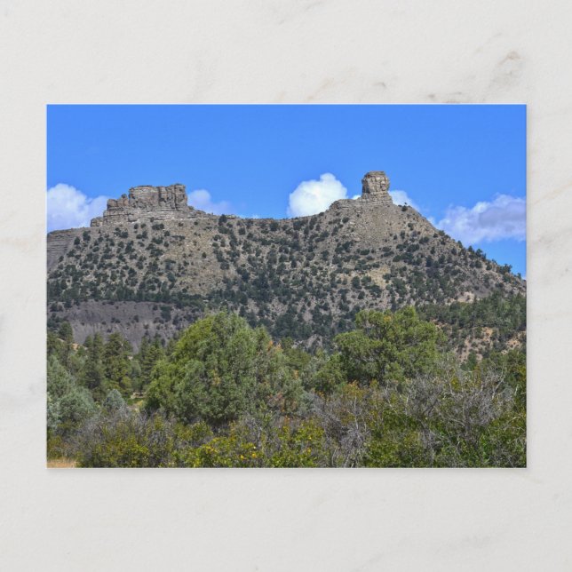 Chimney Rock National Monument, Colorado Postcard (Front)