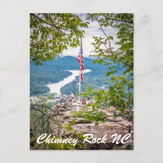 Chimney Rock NC Postcard (Front)