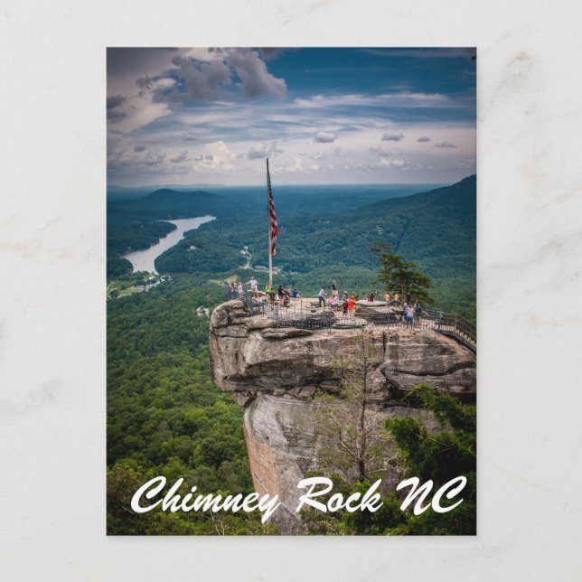 Chimney Rock NC Postcard (Front)