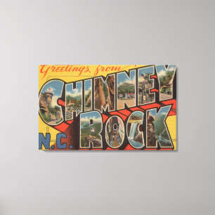 Chimney Rock, North Carolina Canvas Print