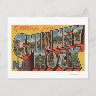 Chimney Rock, North Carolina Postcard