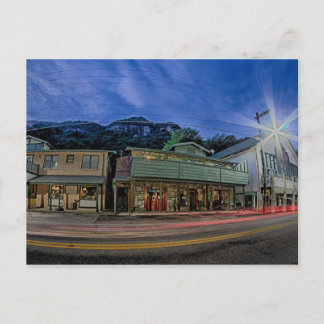 chimney rock small town near lake lure north carol postcard
