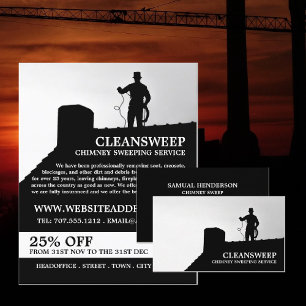 Chimney Sweep Design, Chimney Sweep Business Card