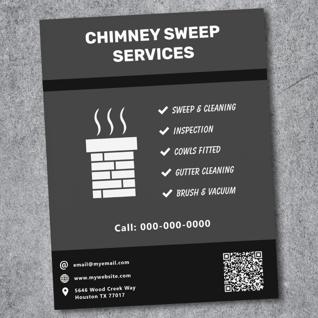 Chimney Sweep Service Flyer (Chimney Sweep Service Flyer)
