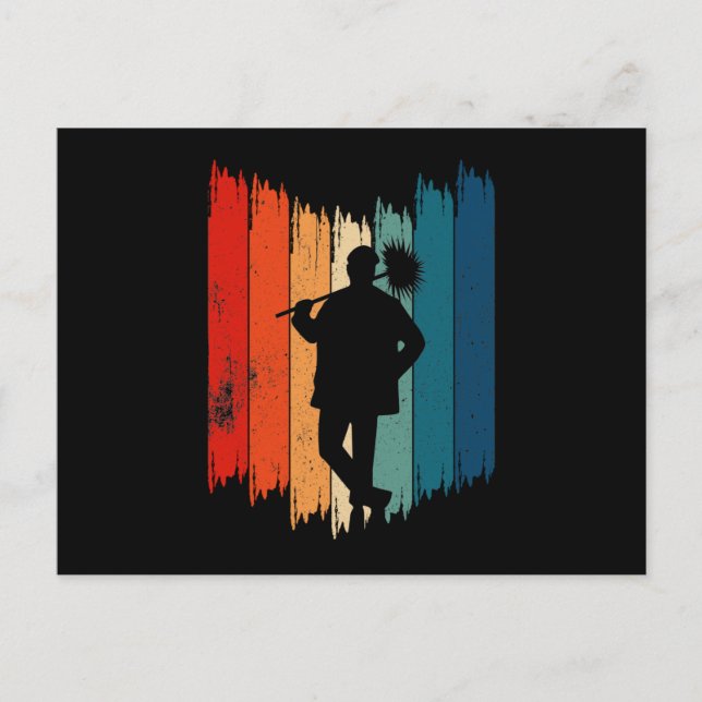 Chimney Sweeper Retro Chimney Sweep Holiday Postcard (Front)
