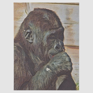 CHIMP ART TISSUE PAPER