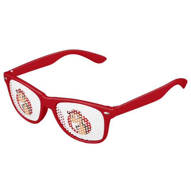 Chimp cartoon kids sunglasses (Angled)
