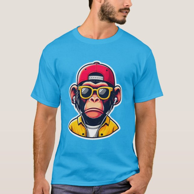 CHIMP IN DA HOUSE 8 T-Shirt (Front)