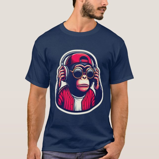 CHIMP IN DA HOUSE T-Shirt (Front)