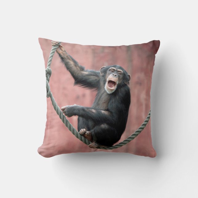 Chimpanzee 001 cushion (Front)