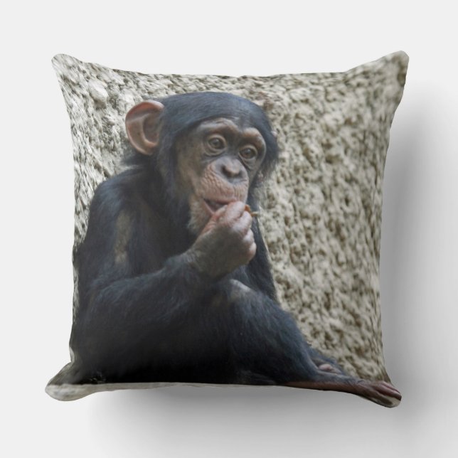 Chimpanzee 013 cushion (Front)