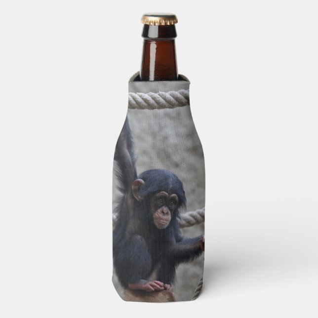 Chimpanzee 017 bottle cooler (Bottle Front)