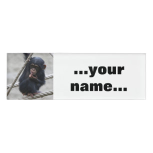 Chimpanzee 030 name tag