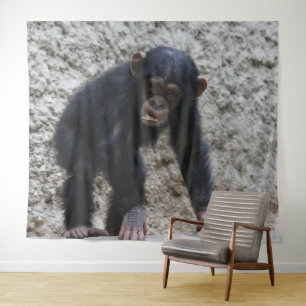 Chimpanzee 031 tapestry