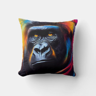 Chimpanzee Ape Animal Discovery Adventure Nature  Cushion