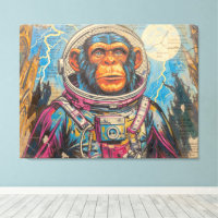CHIMPANZEE ASTRONAUT COMING HOME-5