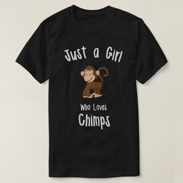 Chimpanzee Chimp T-Shirt (Design Front)