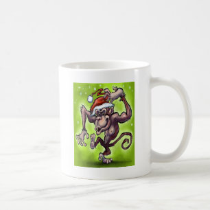 Chimpanzee Christmas Coffee Mug