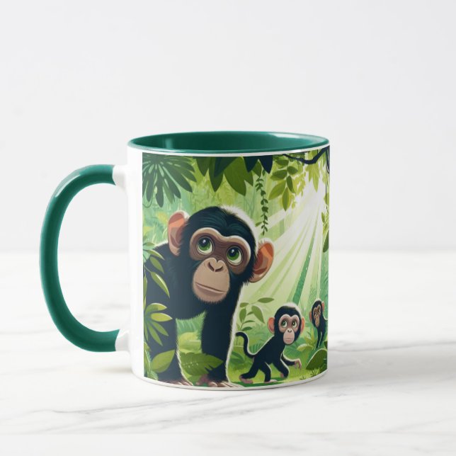 Chimpanzee Coffee Mug (Left)