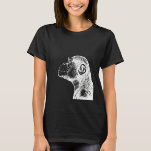 Chimpanzee Coloured Love Women Cute Laughing Chi T-Shirt