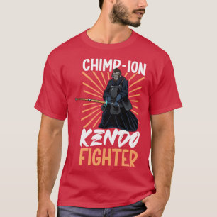 Chimpanzee doing Kendo T-Shirt