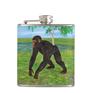Chimpanzee Hip Flask
