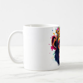 Chimpanzee King Crown Tee Coffee Mug