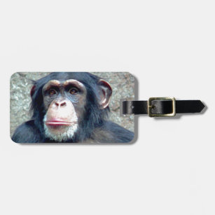 Chimpanzee Luggage Tag