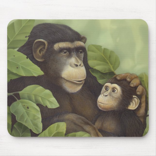 Chimpanzee Mouse Pad (Front)