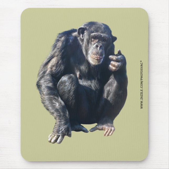 Chimpanzee Mousepad (Front)