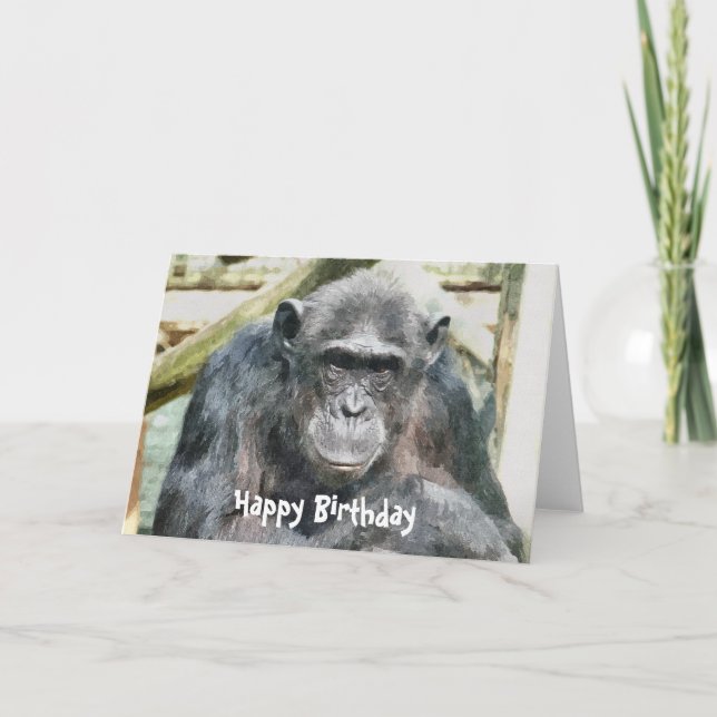 CHIMPANZEES CARD (Front)