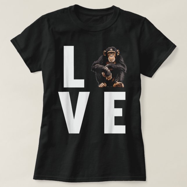 Chimpanzees Chimpanzee T-Shirt (Design Front)