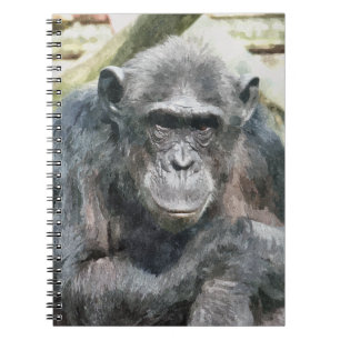 CHIMPANZEES SPIRAL NOTEBOOK