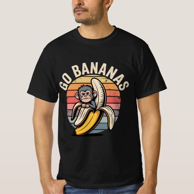 Chimpanzini Bananini Funny Oversized  T-Shirt (Front)