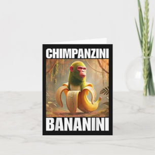 Chimpanzini Bananini - Italian Brainrot Meme  Card