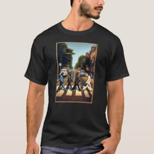 Chimps on Abbey Road Anfield, Liverpool, UK T-Shirt