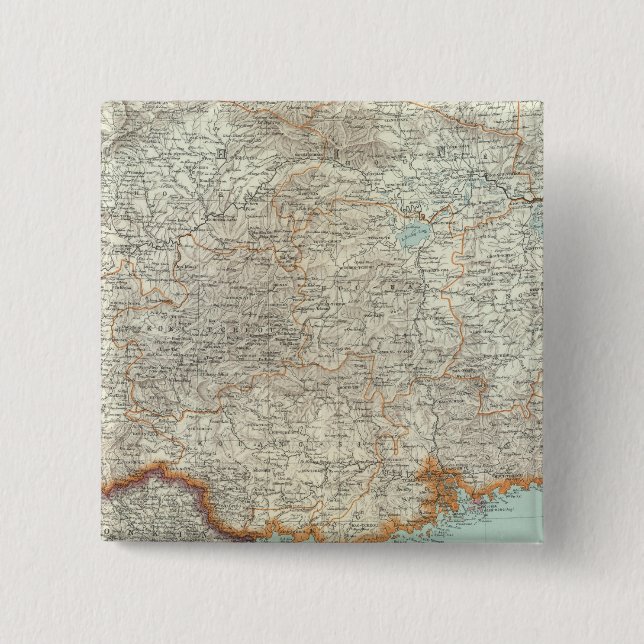 China 10 15 cm square badge (Front)
