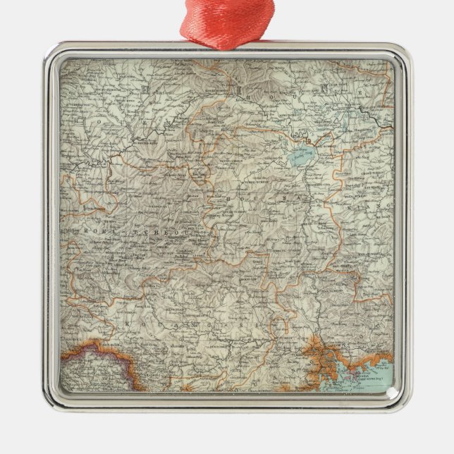 China 10 metal tree decoration (Front)
