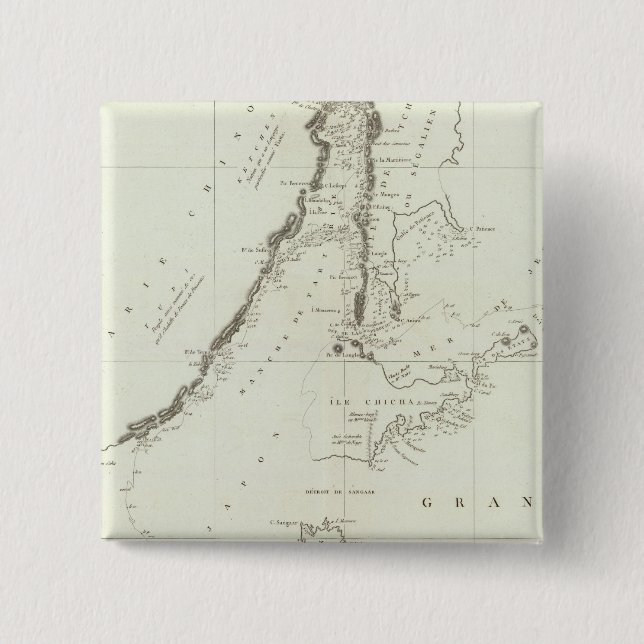 China 4 15 cm square badge (Front)