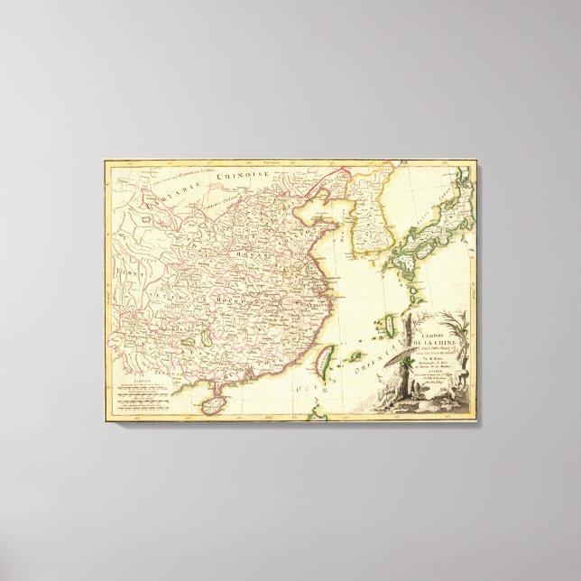 China 4 canvas print (Front)