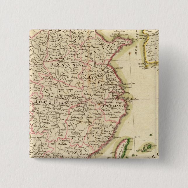 China 5 15 cm square badge (Front)