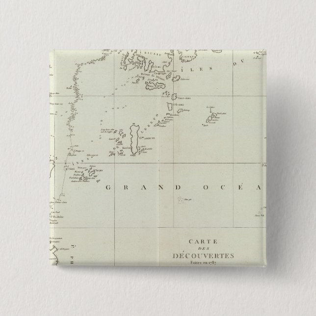China and Asia 15 Cm Square Badge (Front)