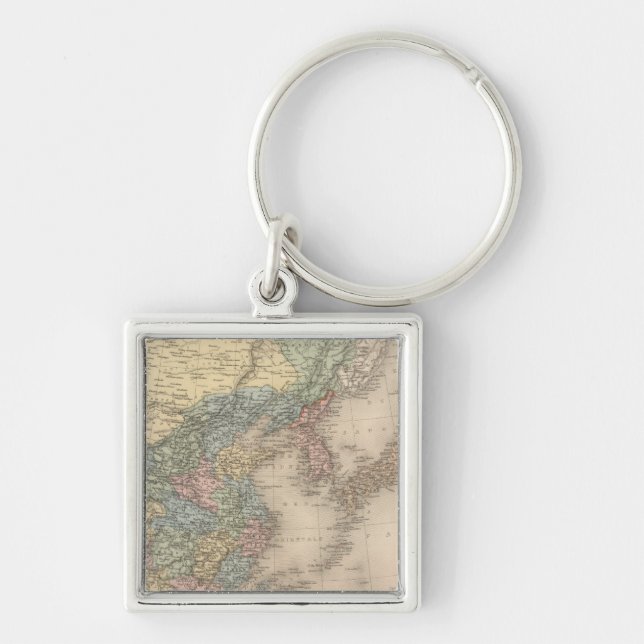 China and Korea Key Ring (Front)