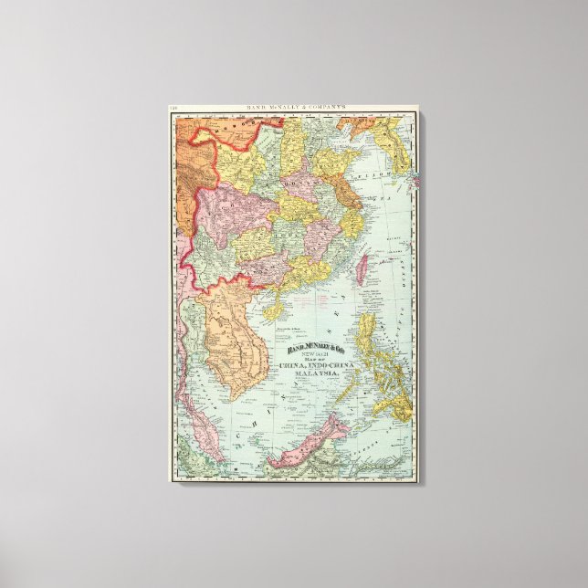 China and Malaysia Canvas Print (Front)