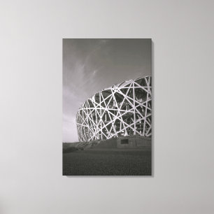 China, Beijing. National Stadium, Venue for the Canvas Print