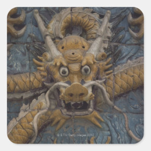 China, Beijing, The Forbidden City, Nine Dragon Square Sticker