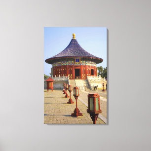 China, Beijing, Tian Tan Park, Temple of Heaven, Canvas Print